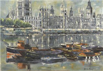 Tugboat in London - Doris Vaughan
