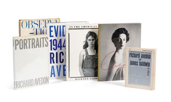 (books) 6 iconic volumes by Richard Avedon, 1959-1994