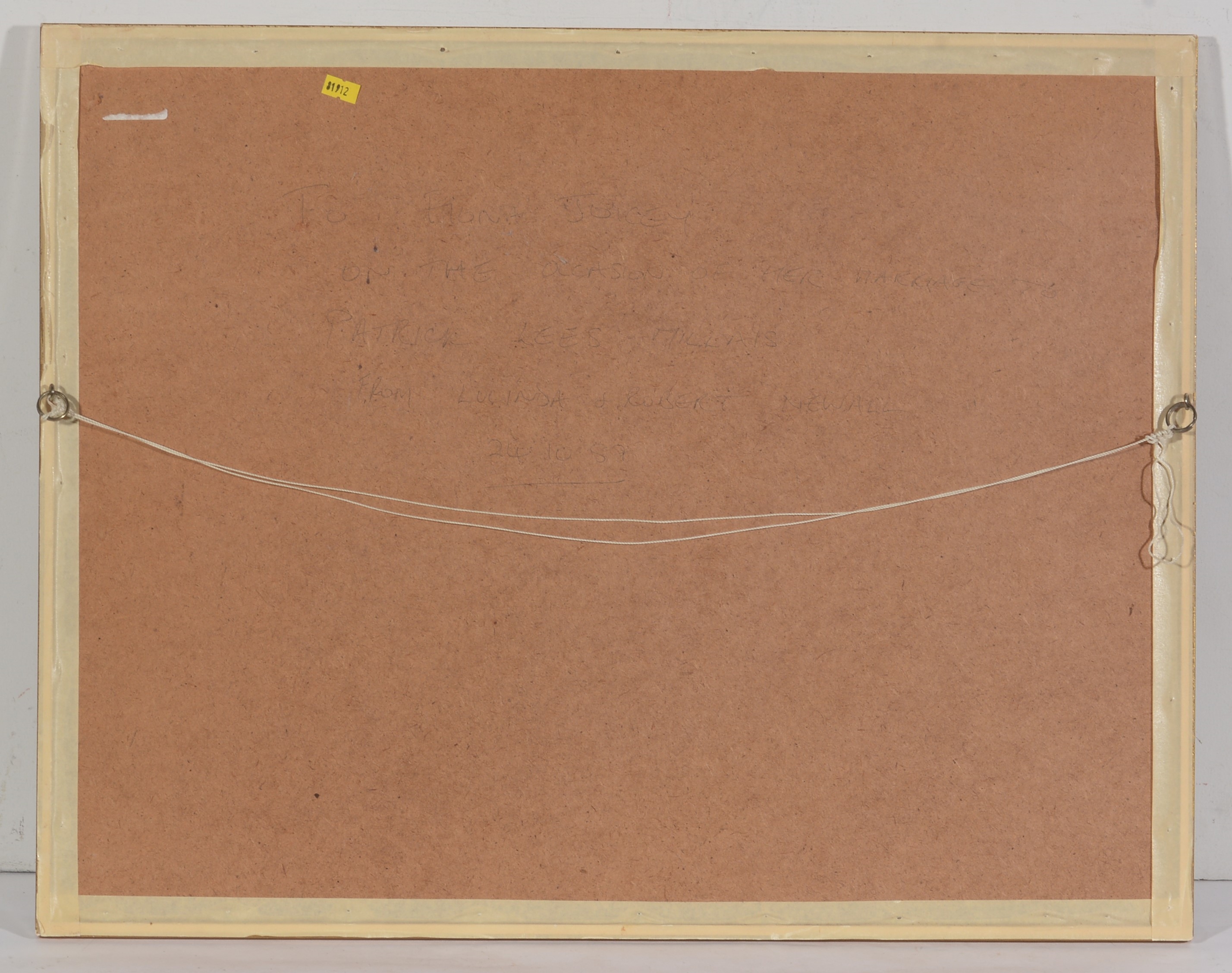 Artwork by Bill Jackson, Peregrines over moorland, Made of watercolour