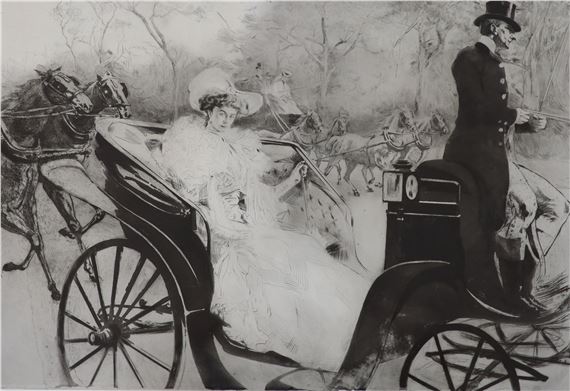 La Promenade by Edgar Chahine, 1902