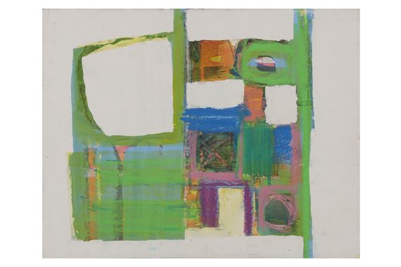 Composition Green and Blue by James Hull