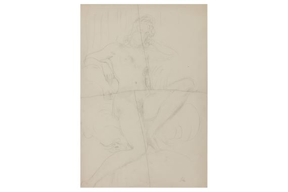 Female nude by Augustus Edwin John