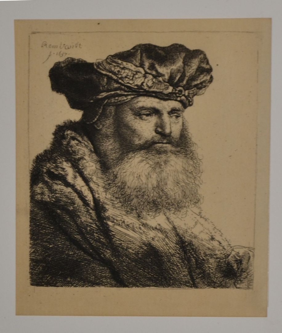 Rembrandt van Rijn | Old man with a square beard | MutualArt