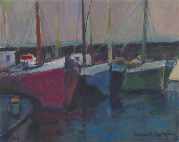 Boats at Anchor by Herbert Harold Coetzee, 2006