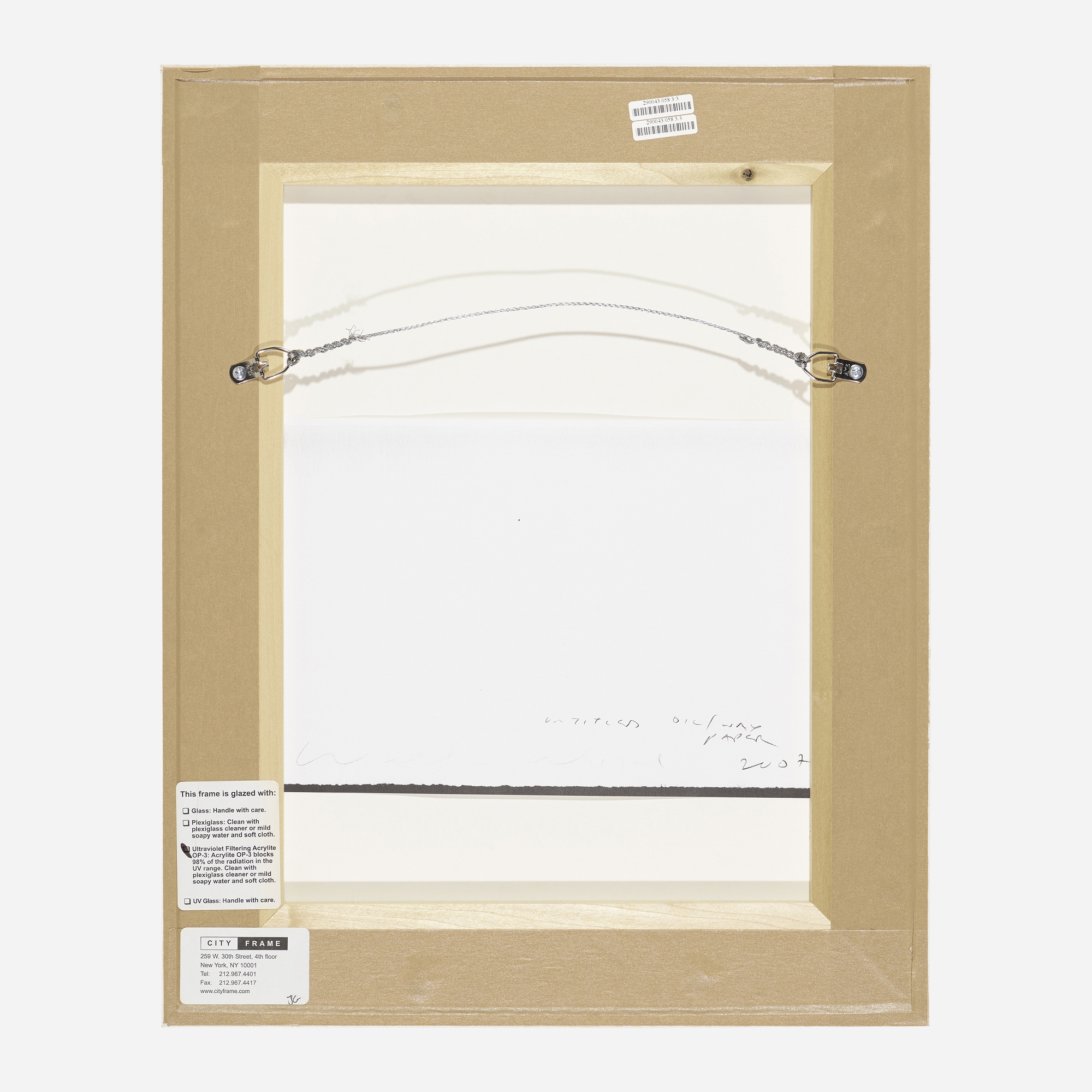 Artwork by William Wood, Untitled (three works), Made of oil and wax on paper