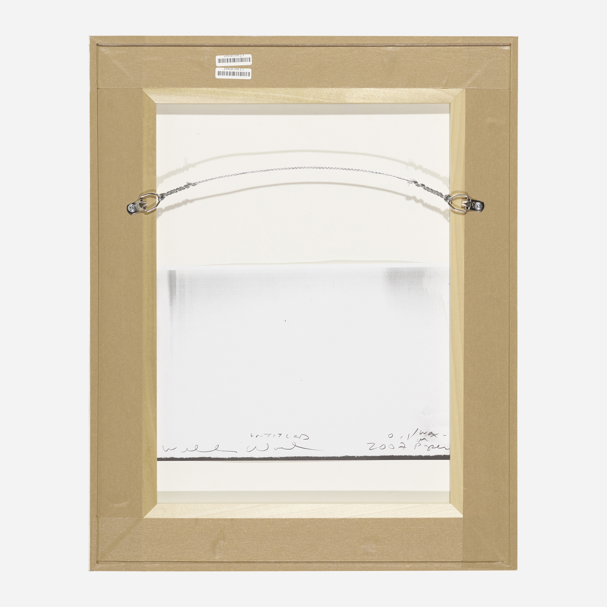 Artwork by William Wood, Untitled (three works), Made of oil and wax on paper