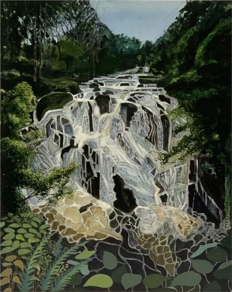 Rhaeadr Ewynnol (Swallow Falls) Betws y Coed by Nicholas Ferenczy