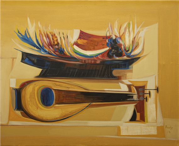 Floral e instrumento by Vicente Forte, 1976