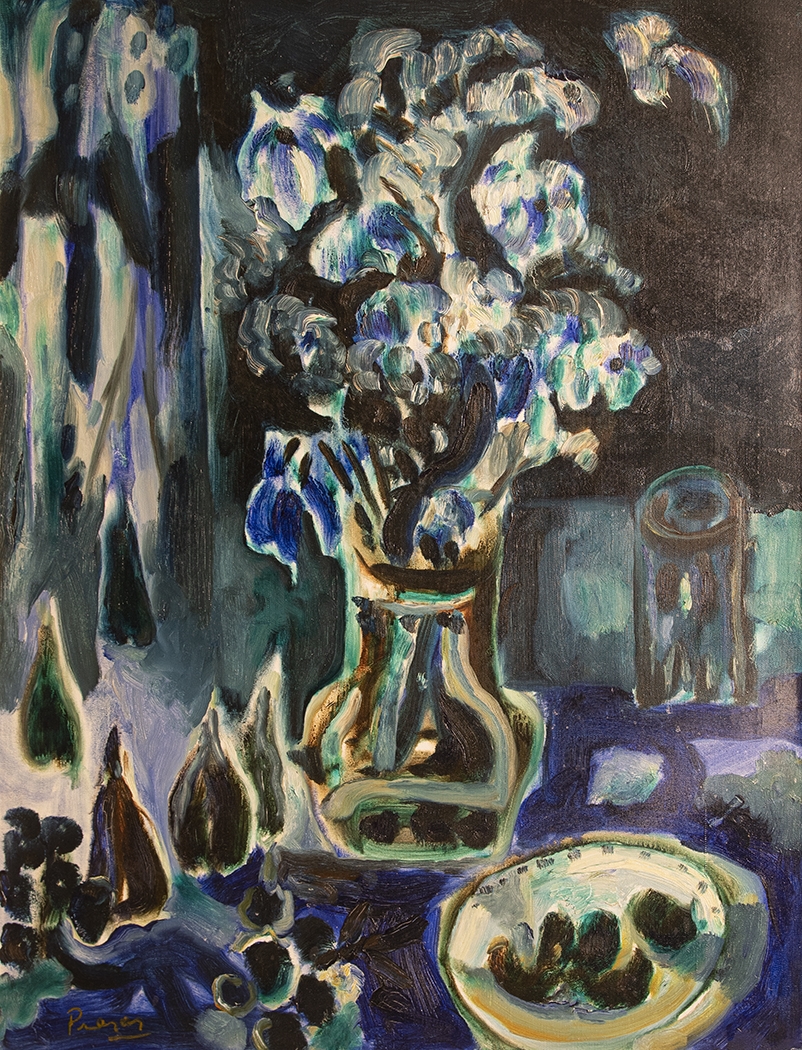 Artwork by Leopoldo Presas, Jarrón con flores, Made of Oil on canvas