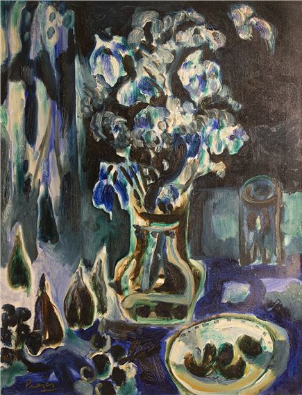 Jarrón con flores by Leopoldo Presas