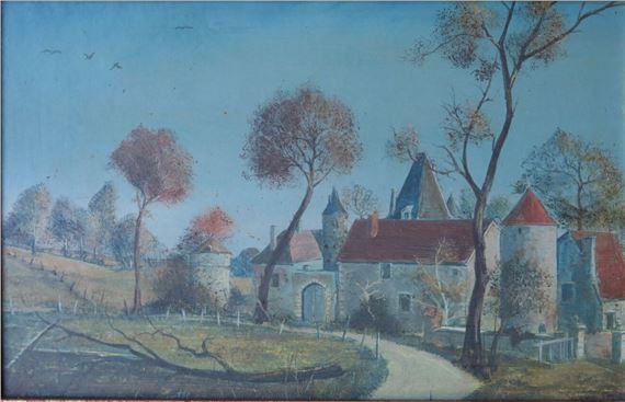 Château en nivernais by Pierre Dancette