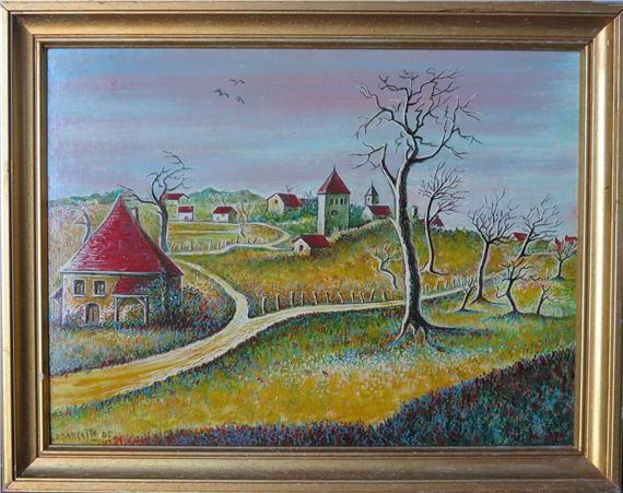 Château en nivernais by Pierre Dancette