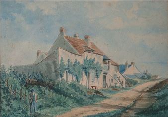 Hameau en nivernais - Francis Guyonnet