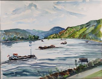 Le Rhin à Boppard, Kemp-Bornhofen - Georges Prestat