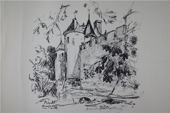 Ainay le Vieil by Georges Prestat, 1989