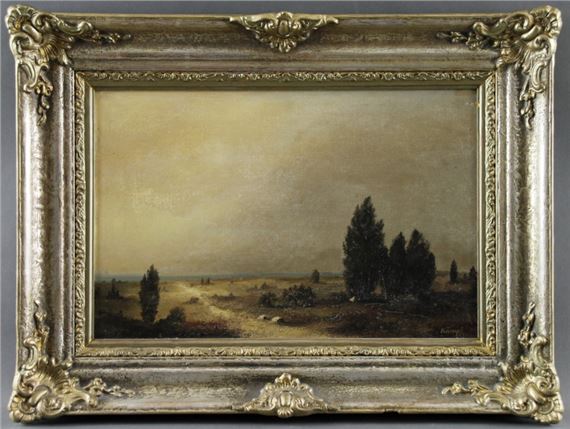 Wanderweg in der Lüneburger Heide by Karl Kämpf