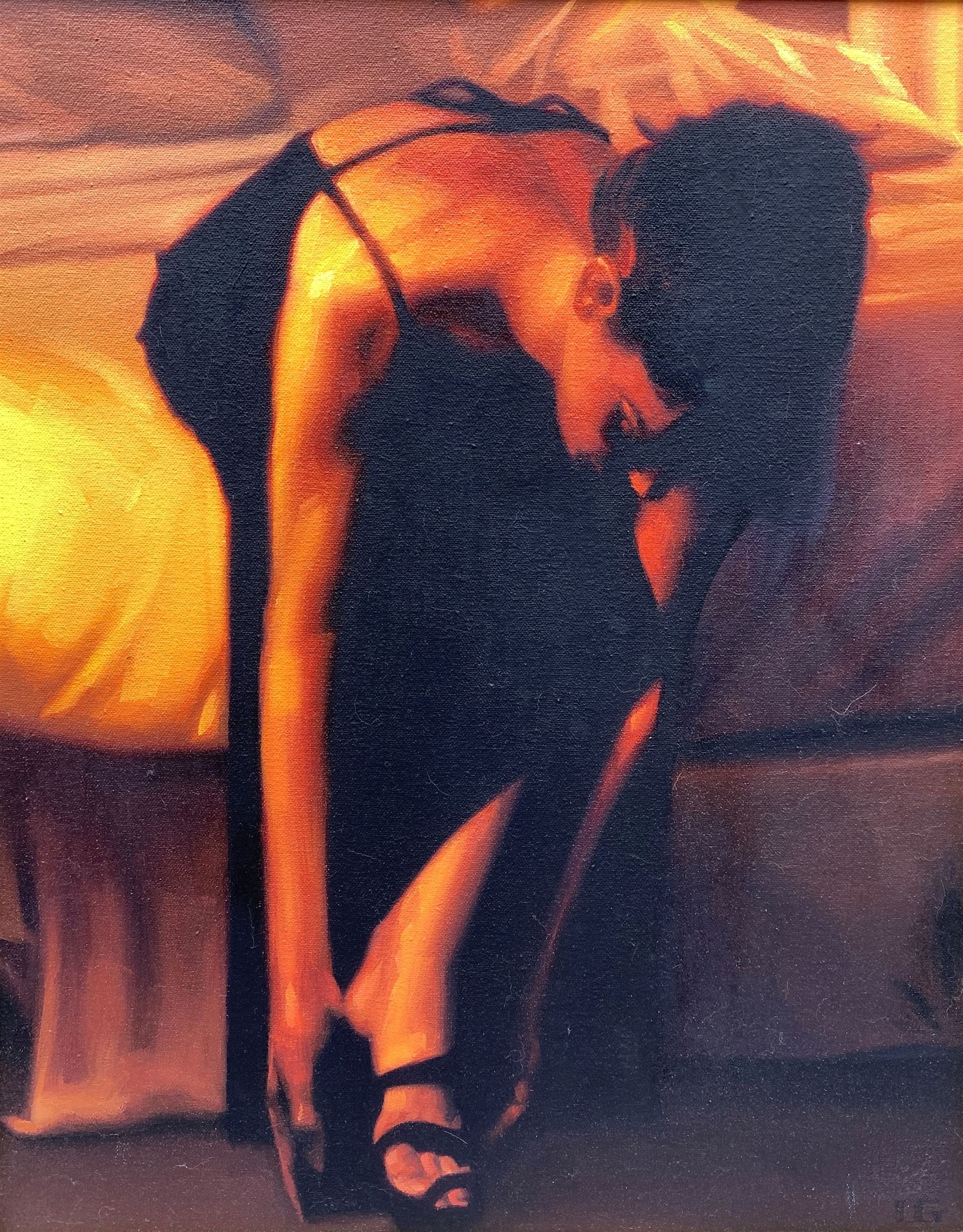Artwork by Carrie Graber, 'Evening Out', Made of oil on canvas