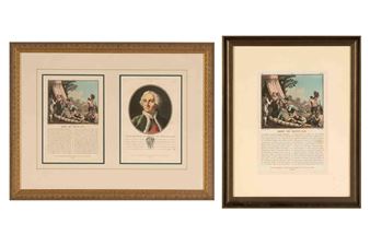 “Louis-Joseph, Marquis de Montcalm”; "Mort De Montcalm" - J.B. Morret