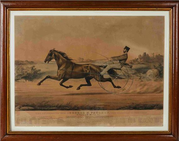 Currier & Ives | THE CELEBRATED HORSE GEORGE M. PATCHEN, “THE CHAMPION ...