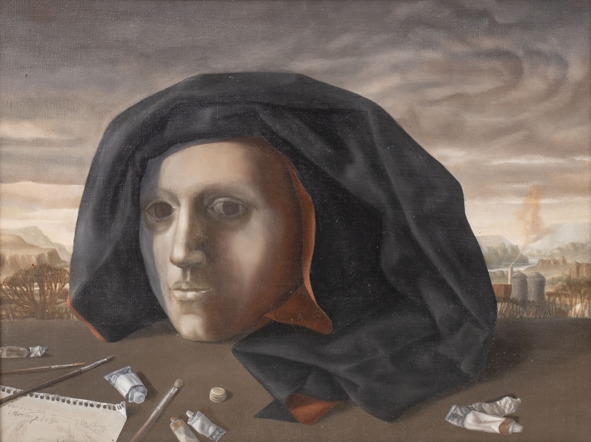 Artwork by Gisela Breitling, Hommage à Lorenzo Lotto, Made of oil / canvas