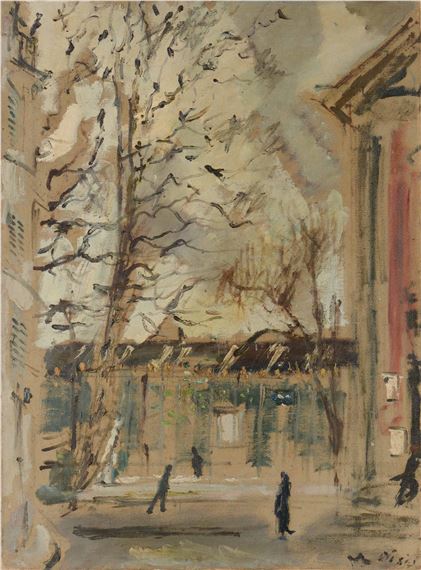 Veduta di Parigi by Filippo de Pisis, 1937