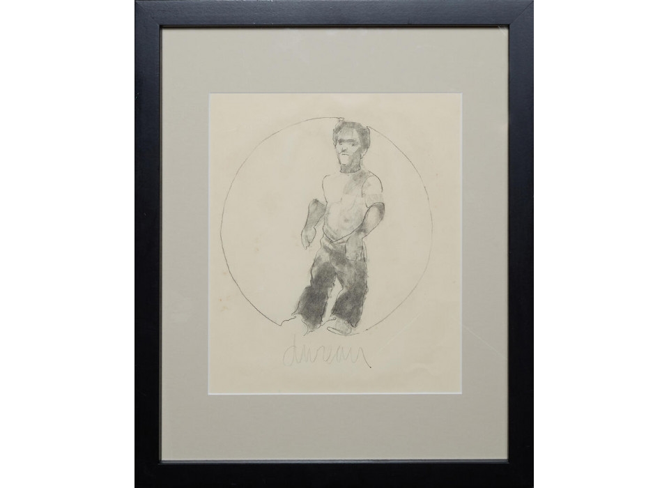 George Valentine Dureau Standing Nude Black Male Dwarf (20) MutualArt