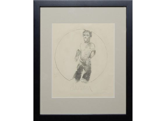 George Valentine Dureau Standing Nude Black Male Dwarf (20) MutualArt