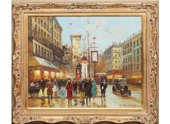 Paris Street Scene - René Rambert