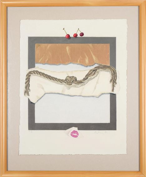 Abstract composition by Alain Soucasse, 1987