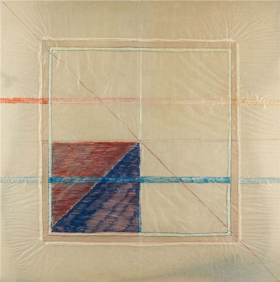Geometric composition by André Valensi, 1975