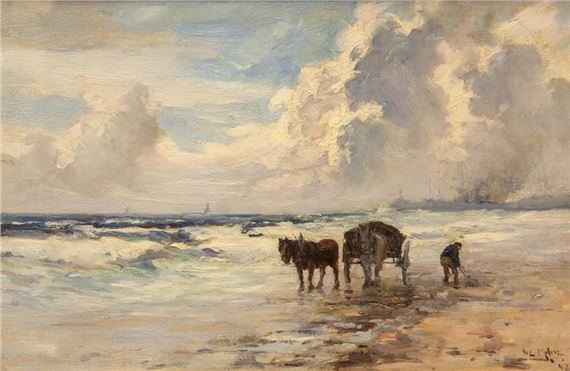 Gathering The Cockles by Joe Milne, 1897