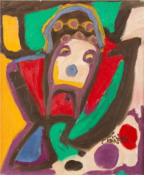 Une femme timide by Chaibia Tallal, 1977