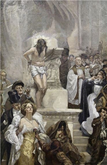 Sigismund Christian Hubert Goetze | Christus bespotting door