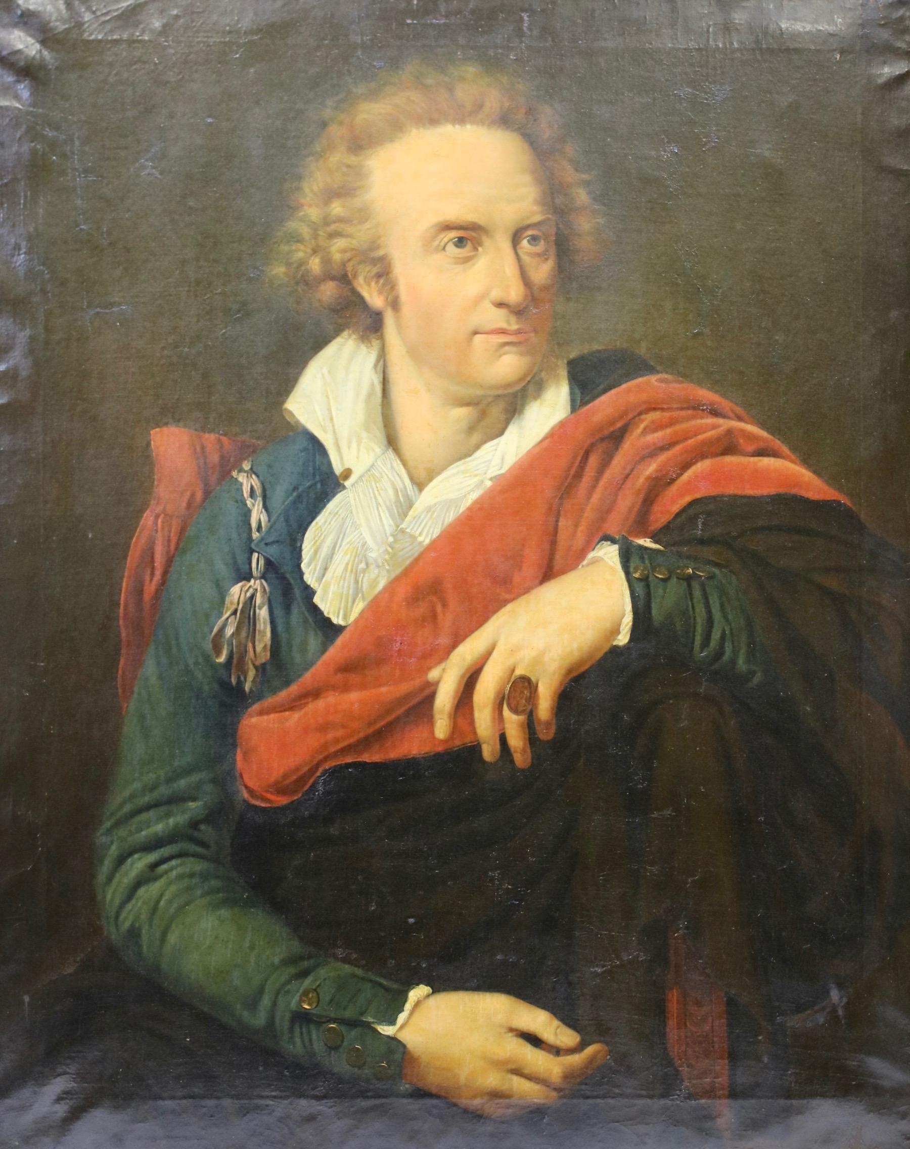 Portraits Of Louis-franÇois Bertin Artwork By François-xavier Fabre Oil  Painting & Art Prints On Canvas For Sale -  Art Online Store