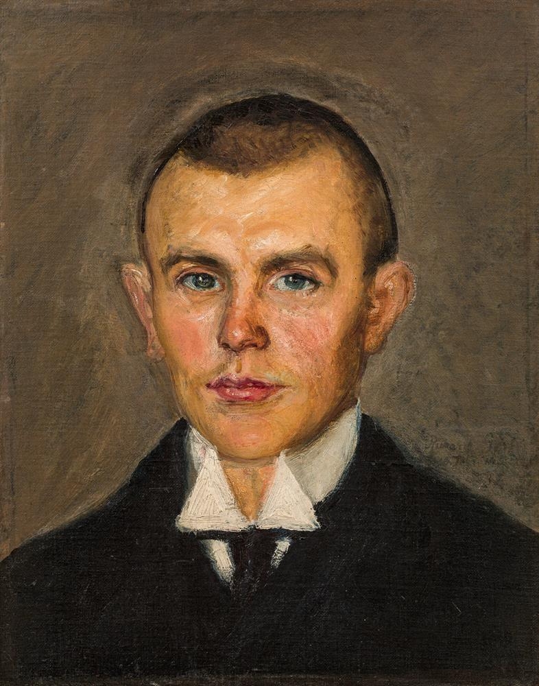 Portrait of Waldemar Unger II - Richard Gerstl