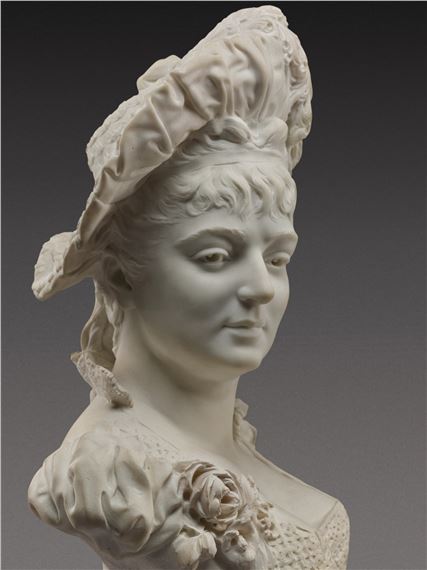 Sarah Bernhardt Bust Of A Woman Mutualart