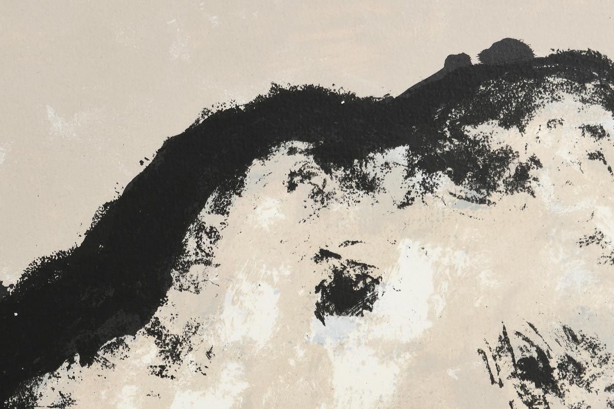 Artwork by Zhang Fang Bai, Fish, Made of carborundum lithograph