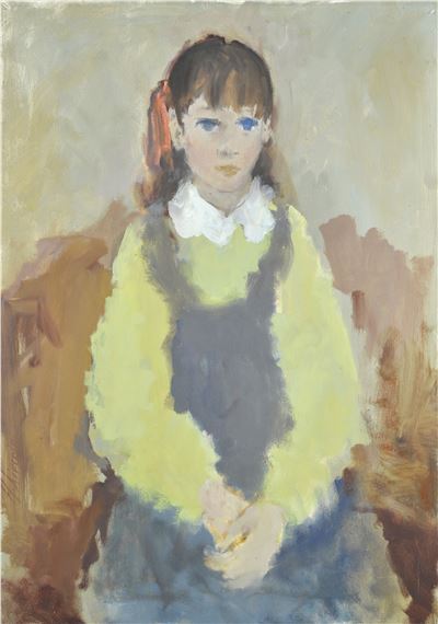 Ritratto di fanciulla by Angiolo Liverini