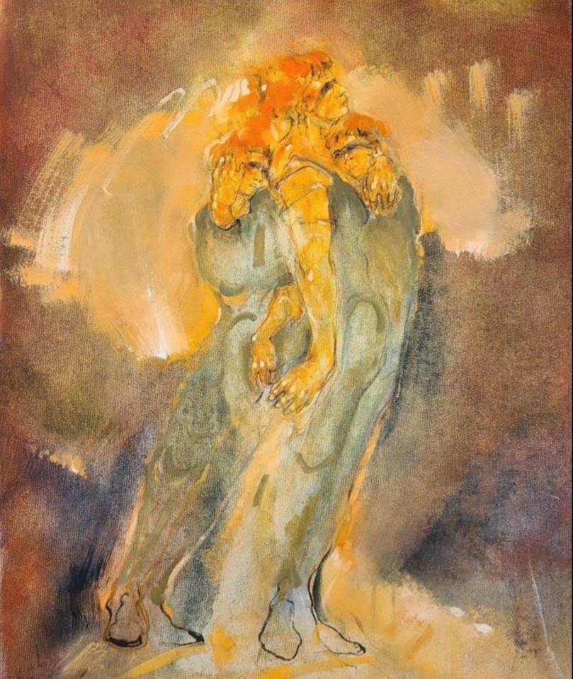 Artwork by Denis Desjarlais, Couple, Made of Unframed