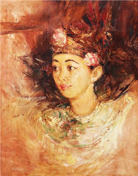 Balinese Dancer by Trubus Sudarsono, 1964