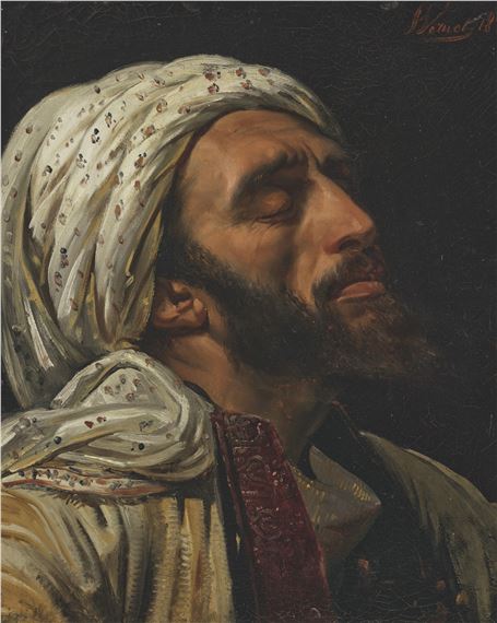 Portrait of an Arab man by Horace Vernet, 1830