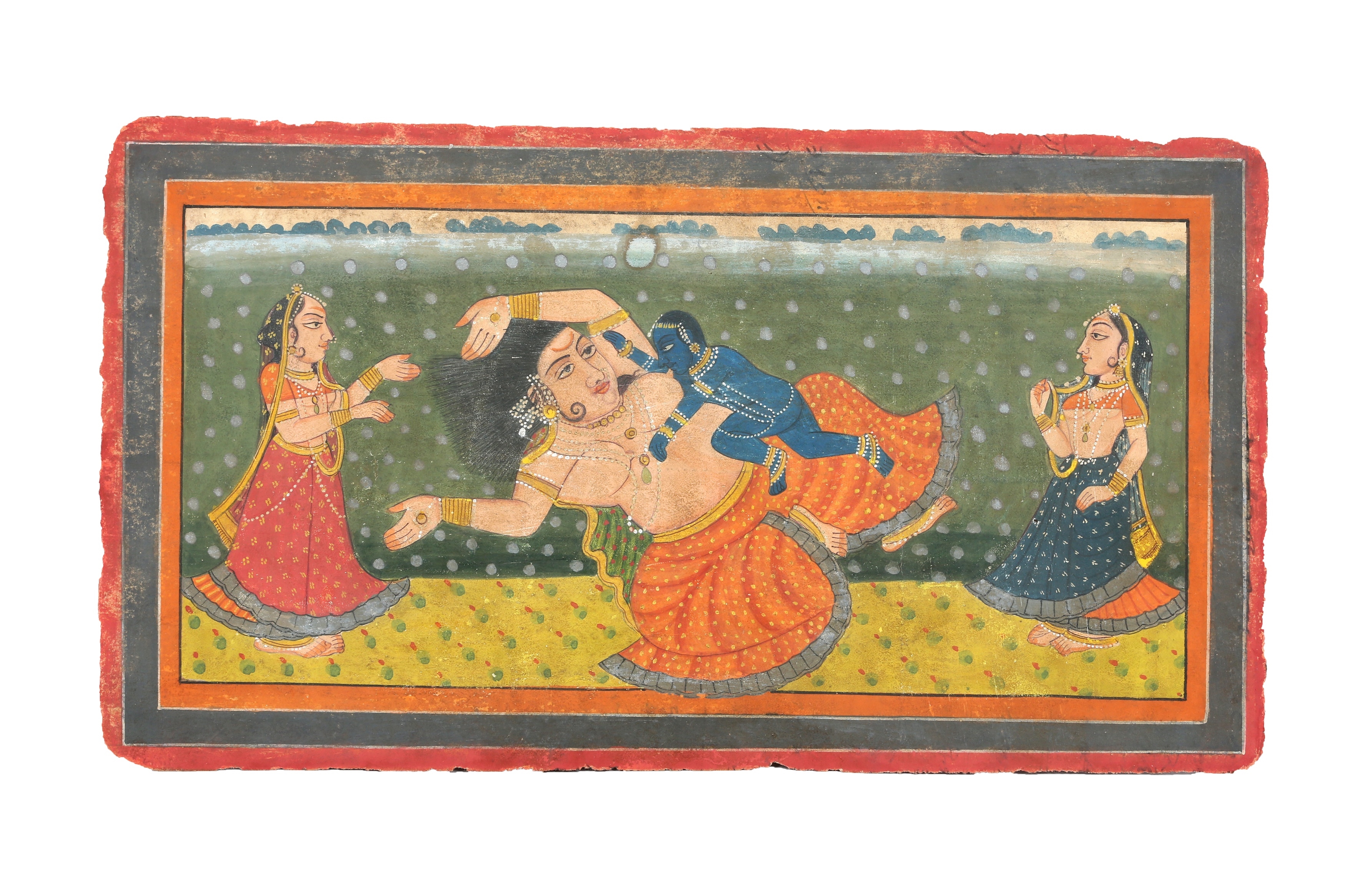 Indian School, 19th Century | AN ILLUSTRATION TO A BHAGAVATA PURANA ...
