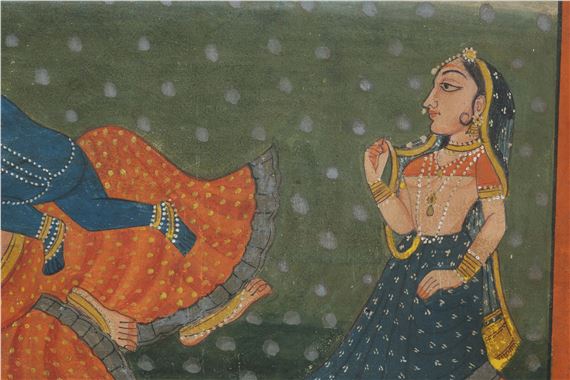 Indian School, 19th Century | AN ILLUSTRATION TO A BHAGAVATA PURANA ...