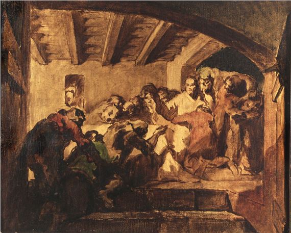 Despedida de Jesús después de la Santa Cena by José Mariá Sert y Badiá