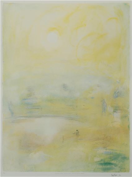 September Sunshine Near Bathurst by Lloyd Rees, 1984
