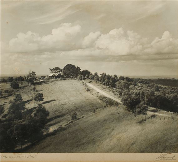 The Farm on the Hill by Harold Cazneaux