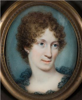 Miniature Portrait of a Lady - J. T. Mitchell