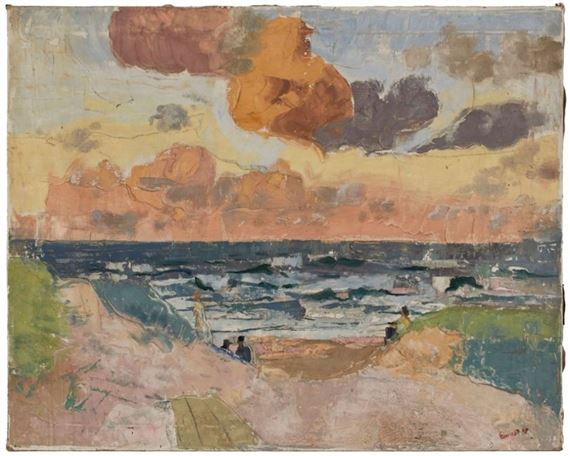 Sylt - Buhne 16 by Reinhold Ewald, 1947