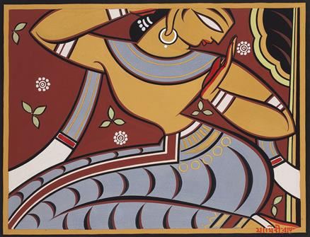 Jamini Roy | Untitled (Gopini) | MutualArt