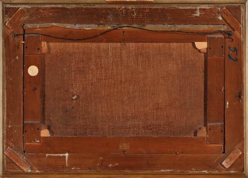 Artwork by Harald Frederik Foss, Landscape with views of Juelsø, Made of Oil on canvas